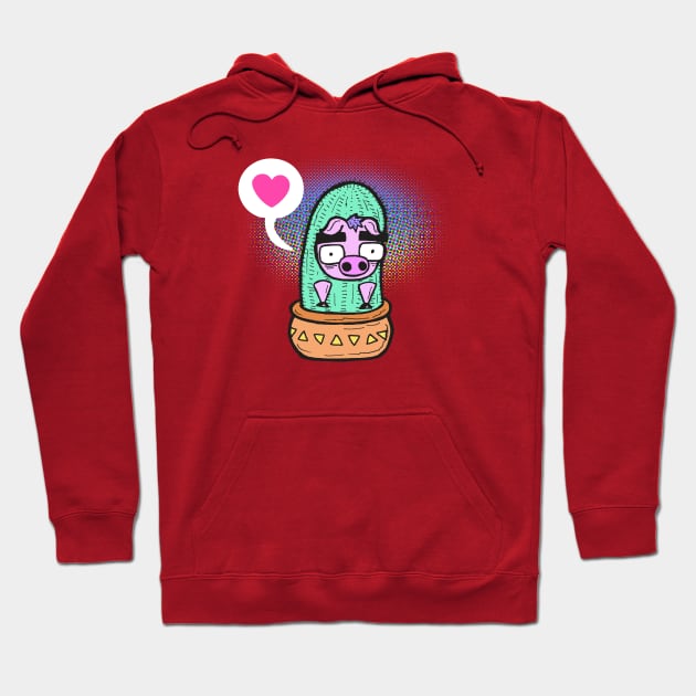 Prickly Personality Hoodie by calavara